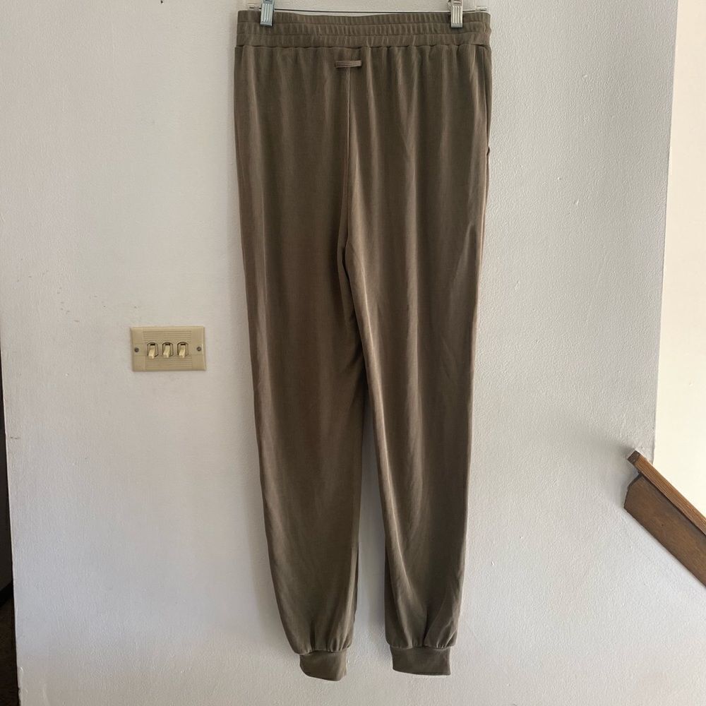 Doe & Rae green drawstring joggers with pockets S - Picture 9 of 10